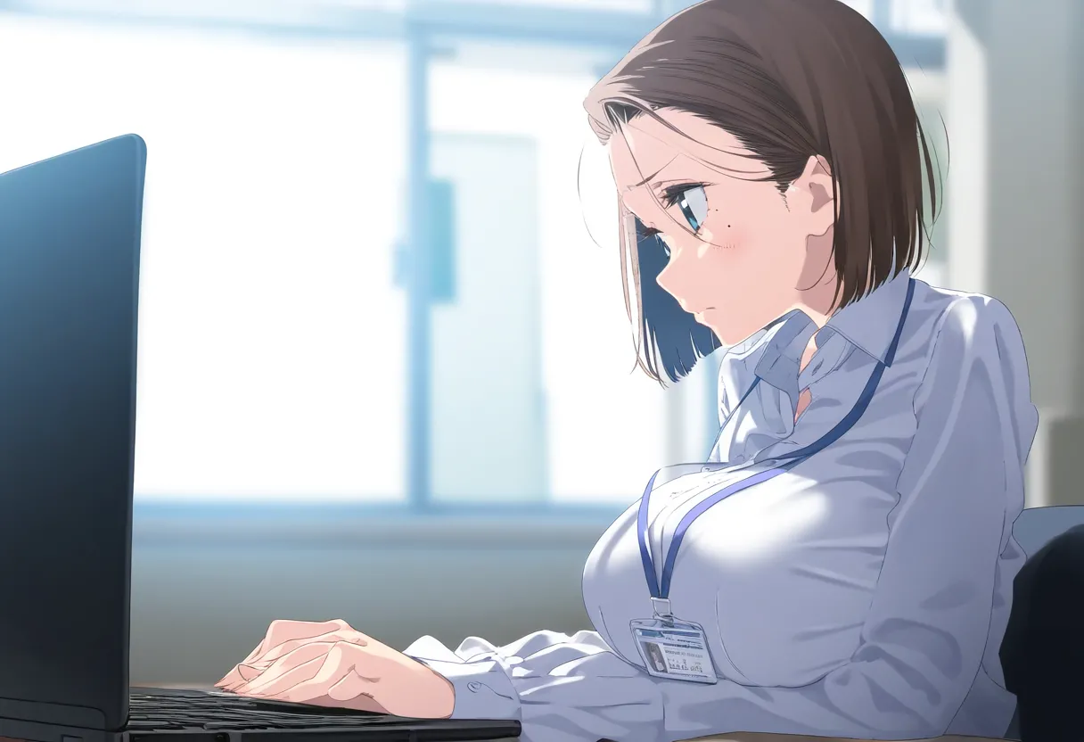 【AI Generated】俺に懐いていた後輩の言動が飲み会の次の日からおかしい - page25