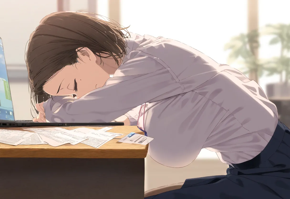 【AI Generated】俺に懐いていた後輩の言動が飲み会の次の日からおかしい - page30