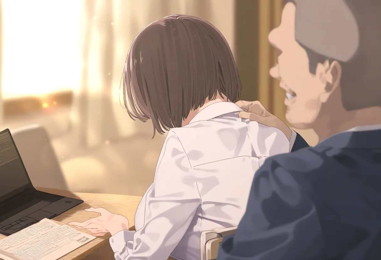 【AI Generated】俺に懐いていた後輩の言動が飲み会の次の日からおかしい - page31