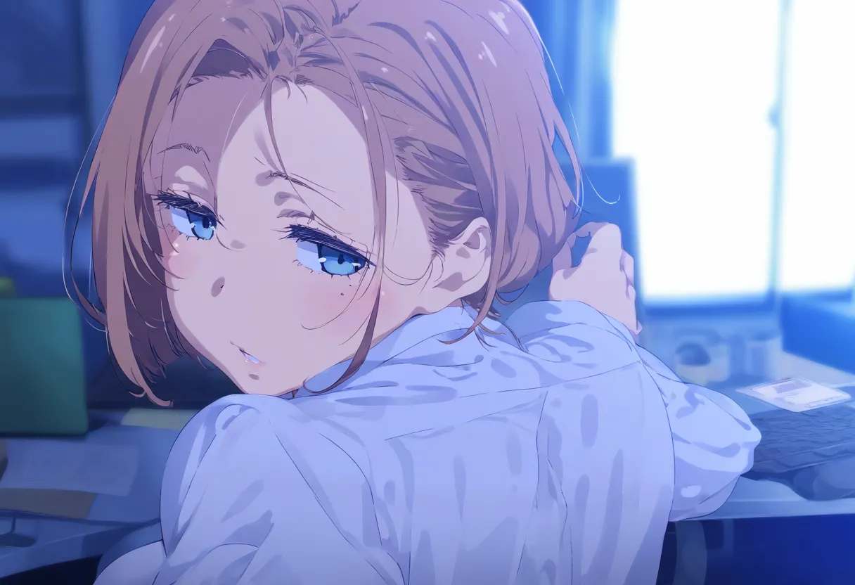 【AI Generated】俺に懐いていた後輩の言動が飲み会の次の日からおかしい - page32