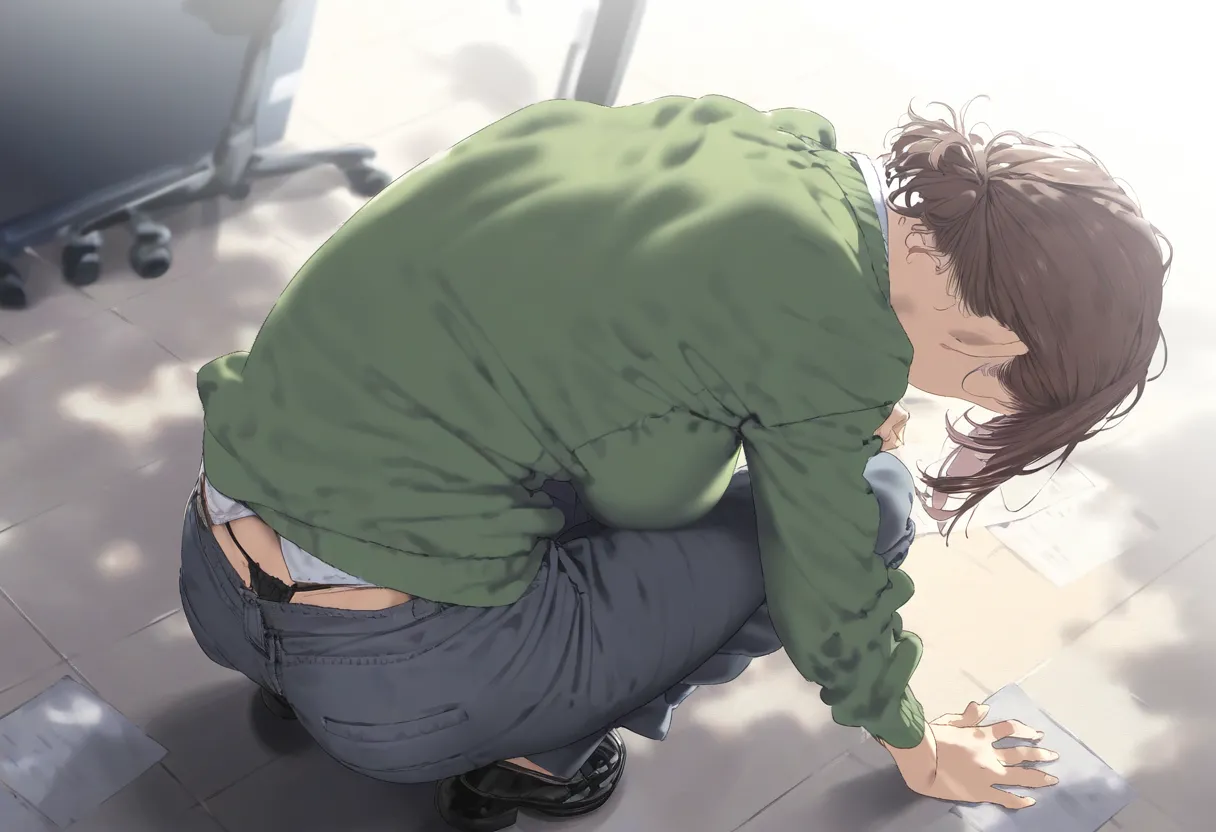 【AI Generated】俺に懐いていた後輩の言動が飲み会の次の日からおかしい - page38