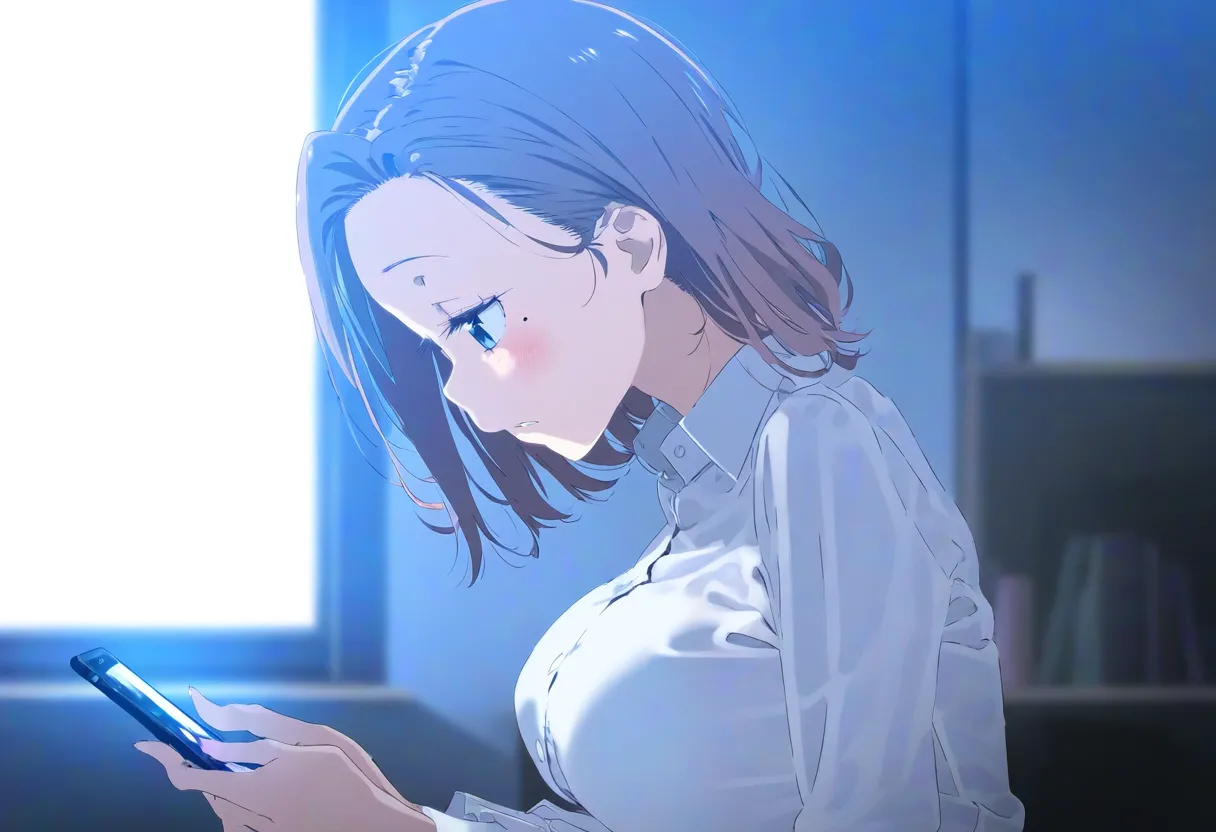 【AI Generated】俺に懐いていた後輩の言動が飲み会の次の日からおかしい - page46