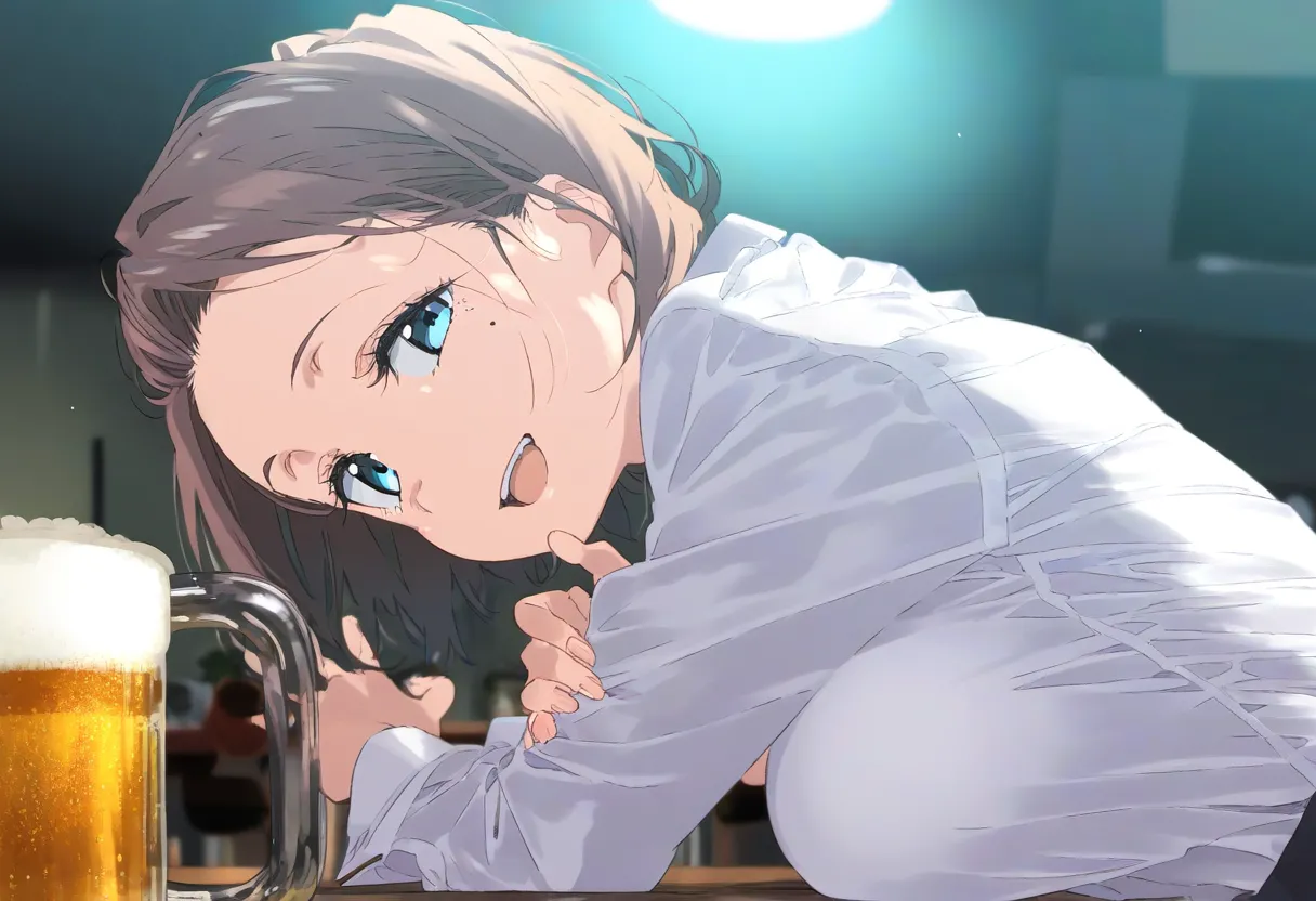 【AI Generated】俺に懐いていた後輩の言動が飲み会の次の日からおかしい - page7