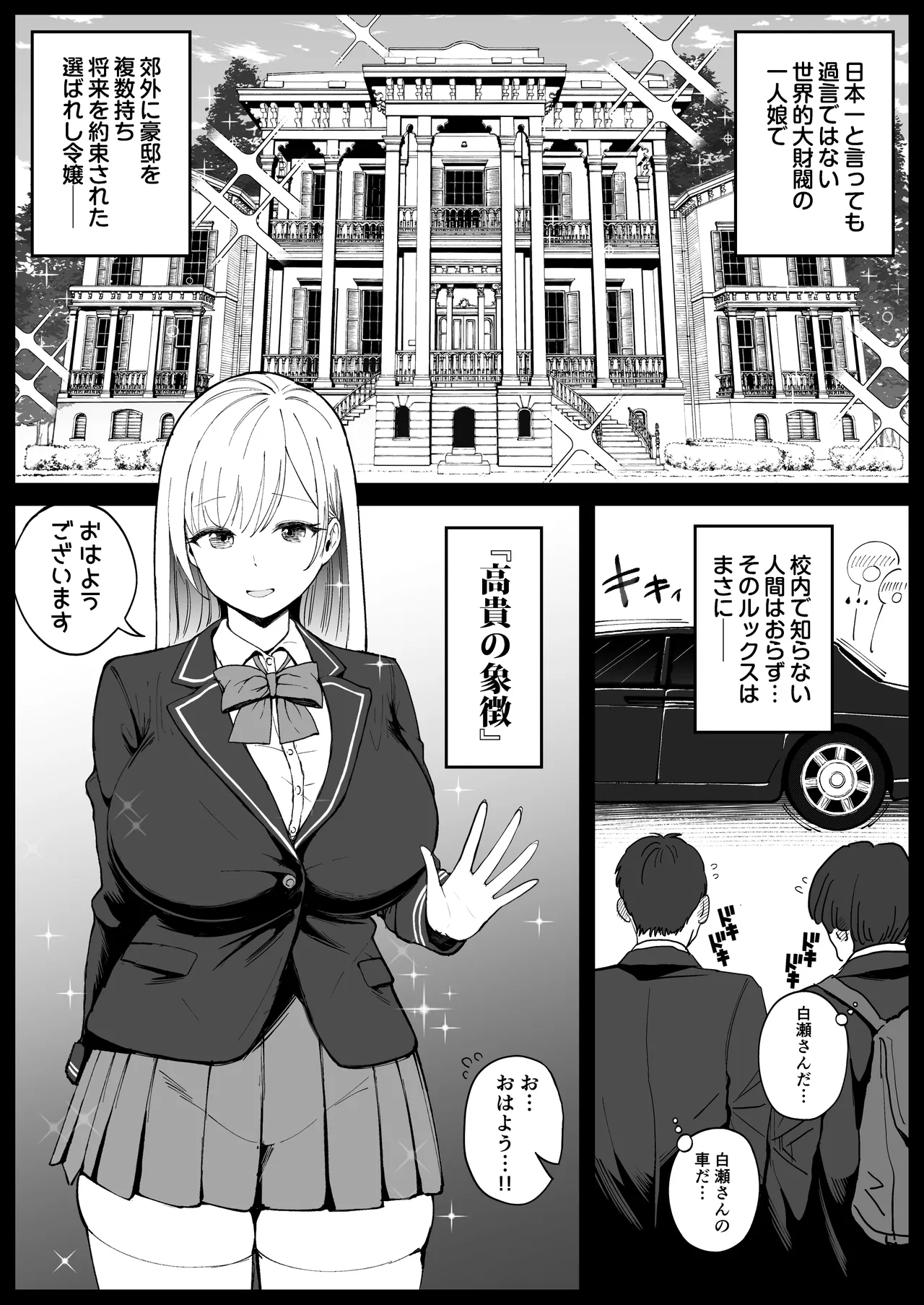 国内最高峰の財閥JKに催●かけてエロ漫画風孕まセックス - page5