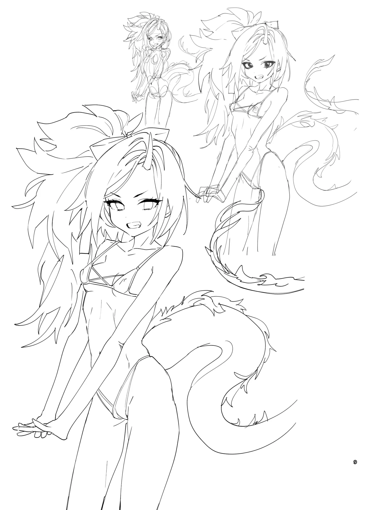 やんやんよびゅるるあーかいぶラインアートワークス - page8