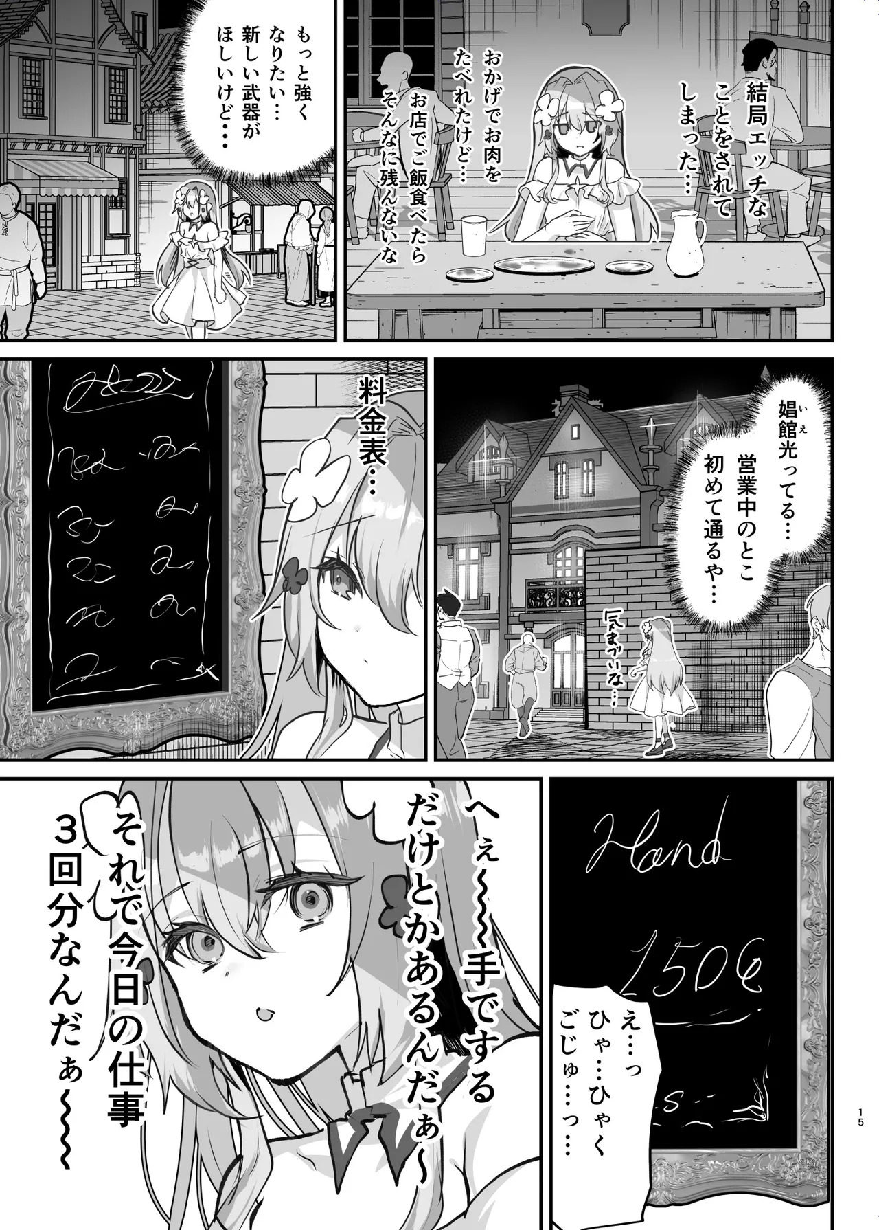 エロRPGの女主人公にTS転生したら...2章 娼館編 - page16
