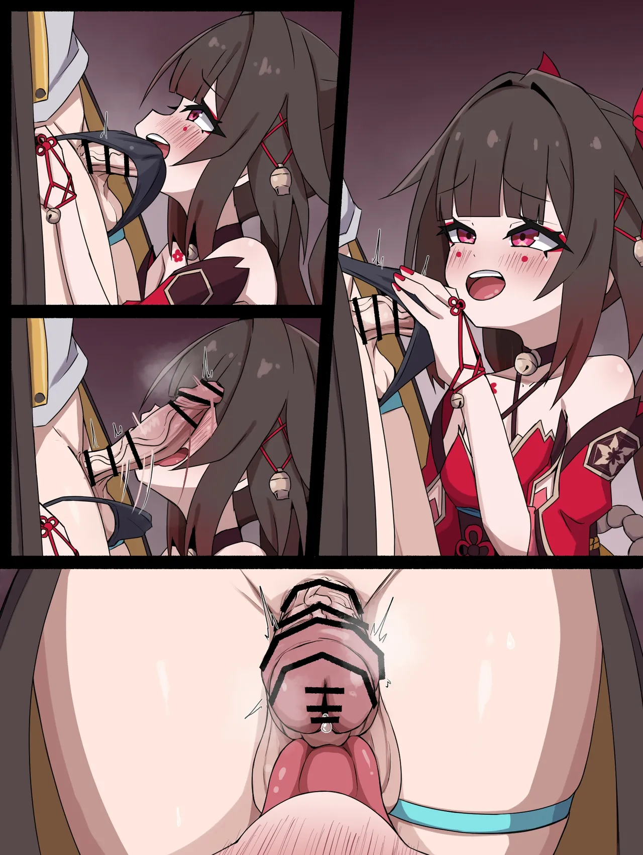 花火フェラ - page8