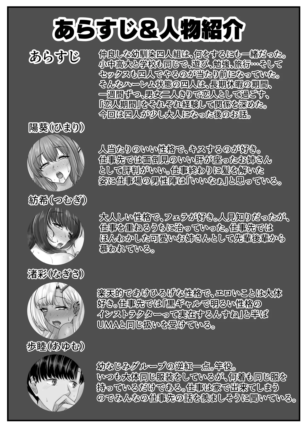 幼なじみハーレムから始まる恋人性活〜幼なじみ三人にそれぞれ精子が枯れるまで中出しし尽して子づくり交尾した一週間〜 - page3