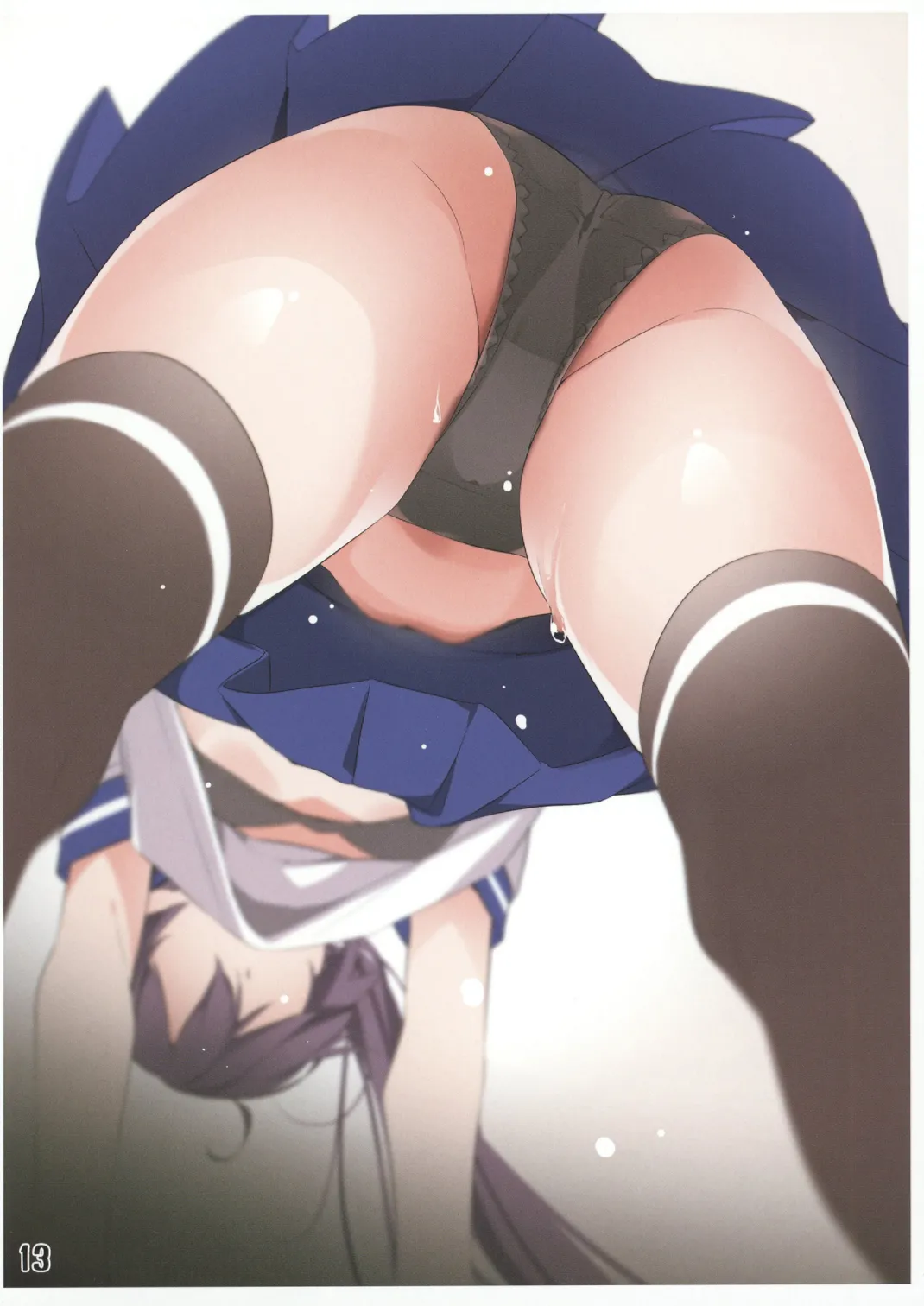 艦これ股下潜り込みおぱんつイラスト本 - page12