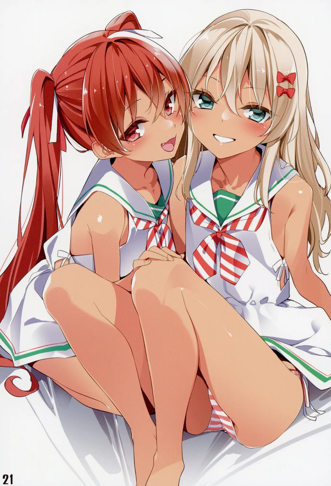 艦これ股下潜り込みおぱんつイラスト本2 - page19