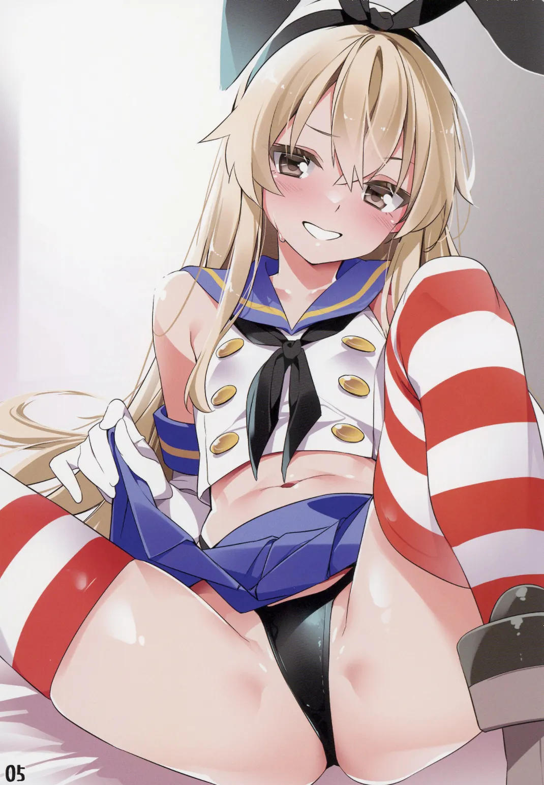 艦これ股下潜り込みおぱんつイラスト本2 - page4