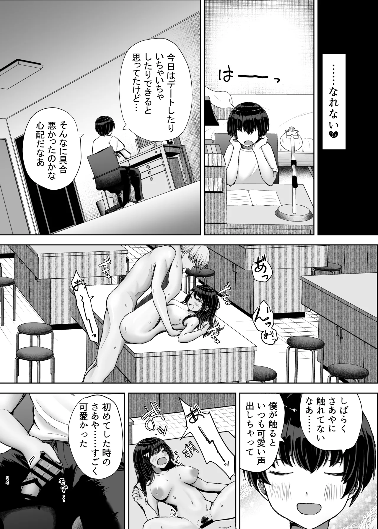 初めての彼女、先輩にNTRれ快楽に沈む - page34