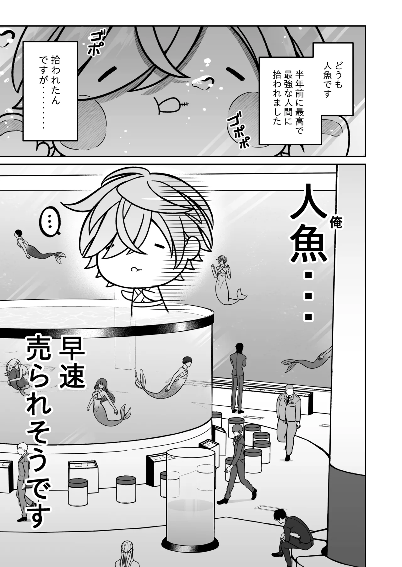 懐いた人魚と子作り交尾をする話 - page4