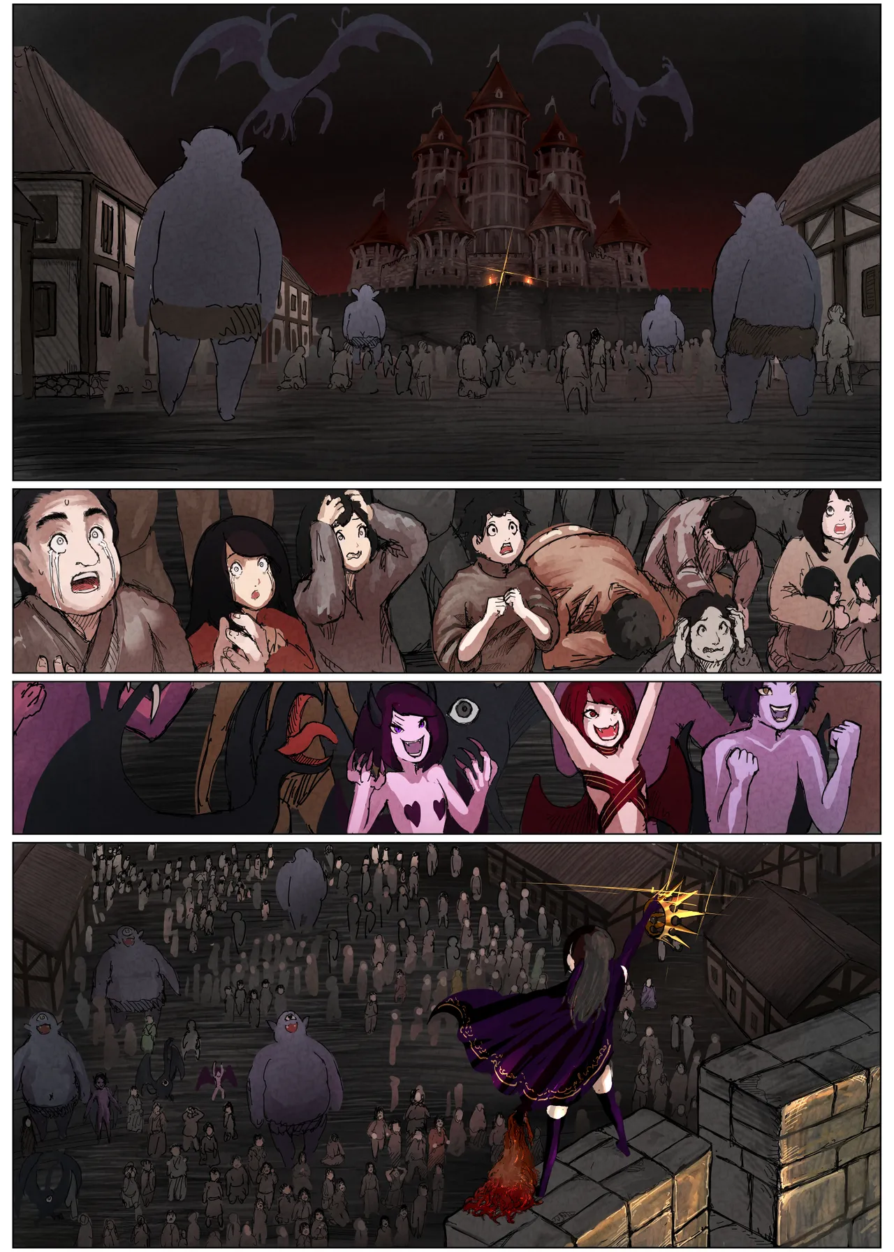 敗北王女 〜高貴な生意気王女が大衆のオナホにされちゃう話〜 - page18