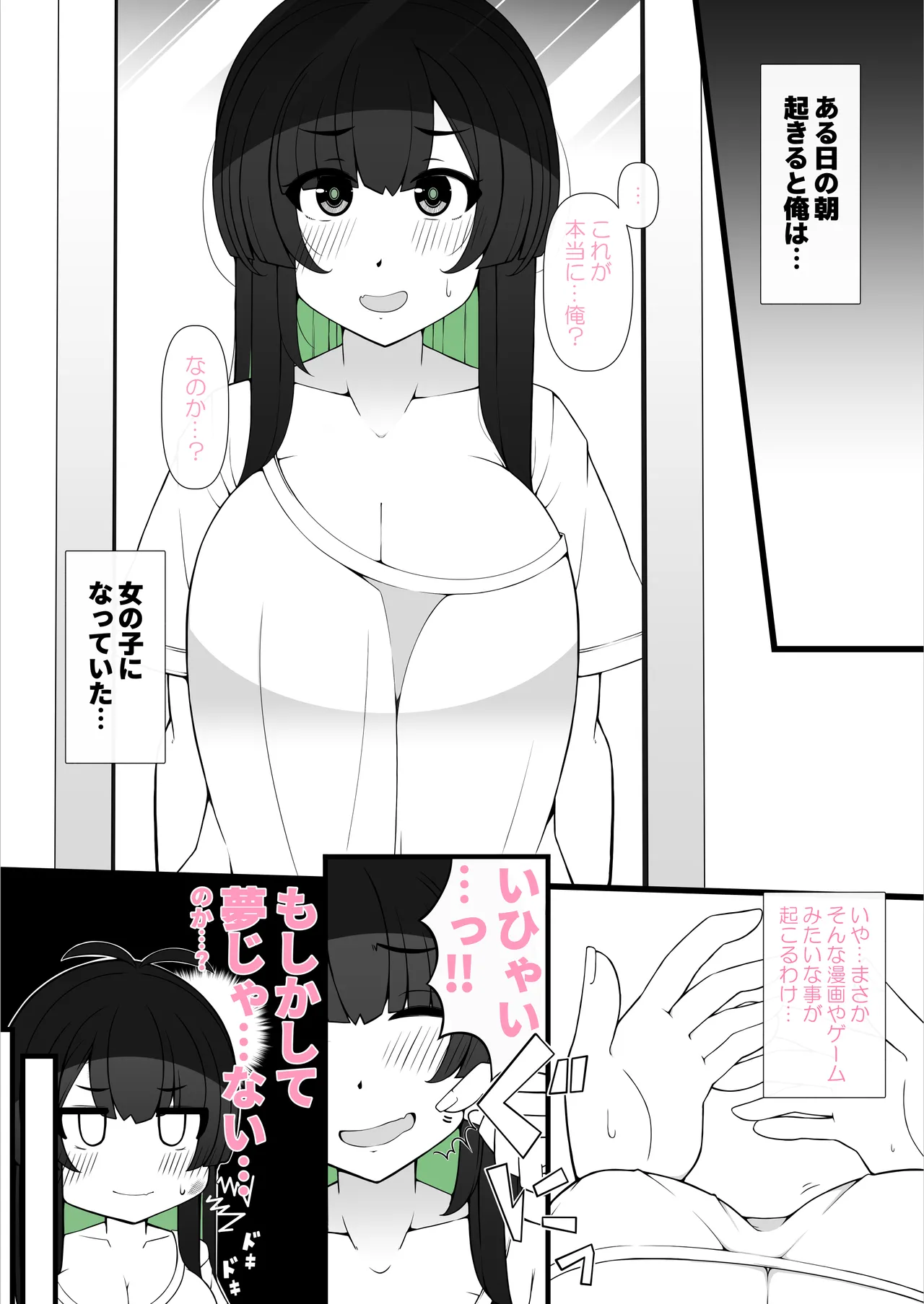 TS娘ちゃんがもう一人の自分と×××する話 - page2