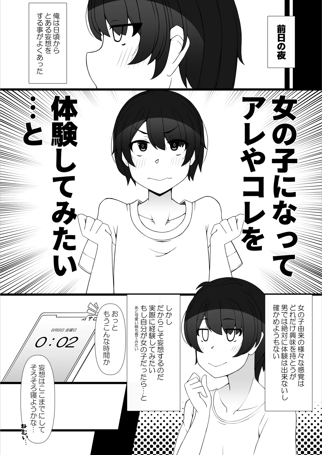 TS娘ちゃんがもう一人の自分と×××する話 - page3
