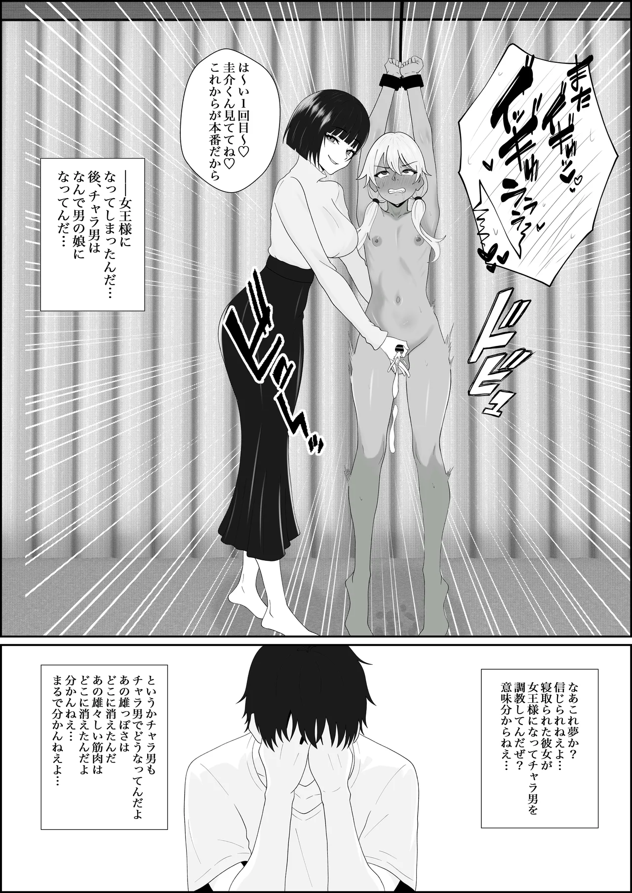 寝取られた彼女が女王様になって帰ってきた～ルーインドで金玉をカラにされて前立腺を弄られて何度も何度もメスイキして調教されるお話～ - page6