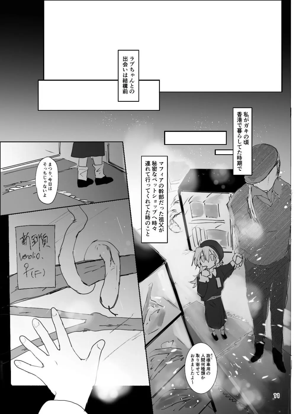 ドラッグパピヨン -すきすき大好きラブちゃん物語- - page11