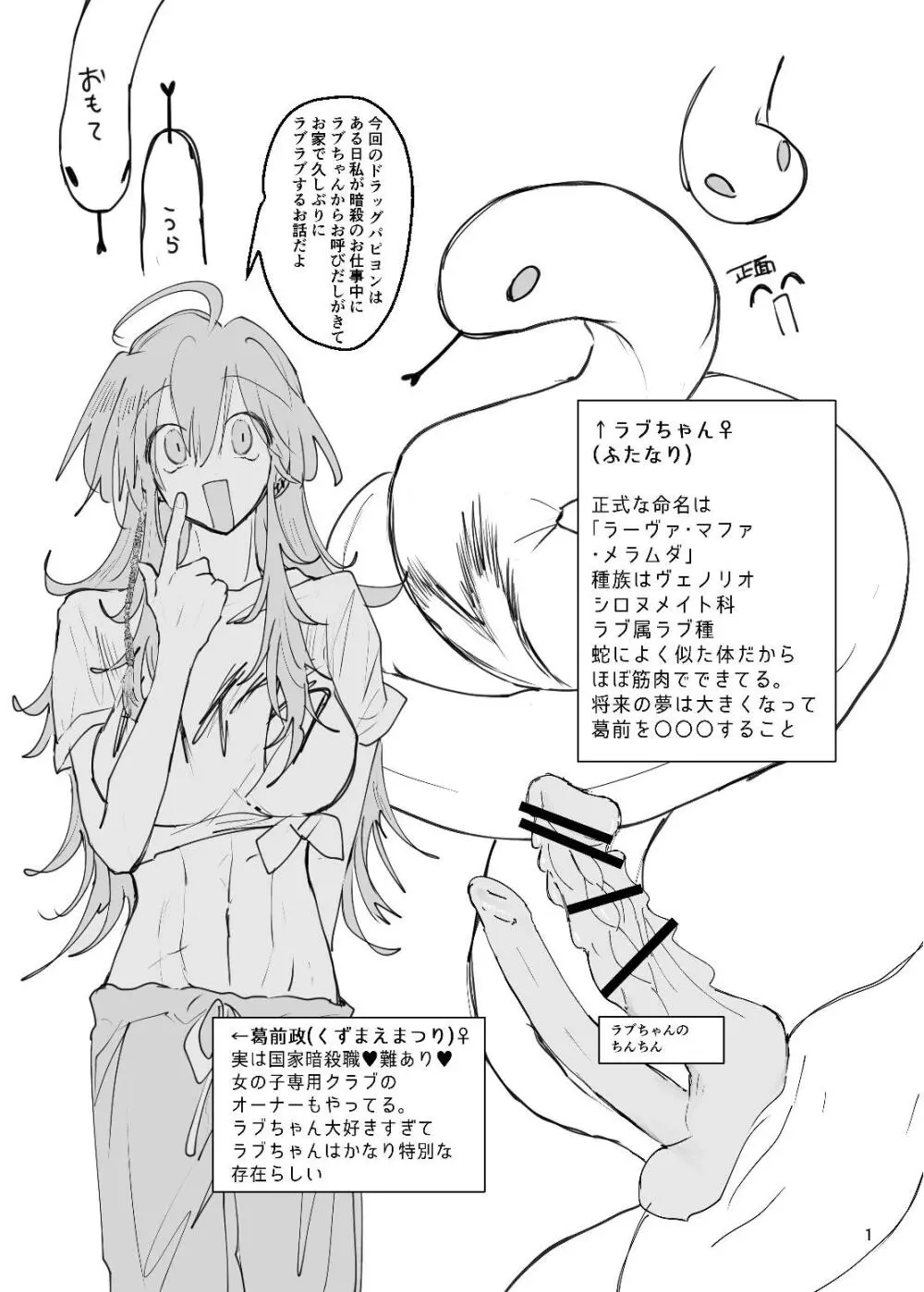 ドラッグパピヨン -すきすき大好きラブちゃん物語- - page2