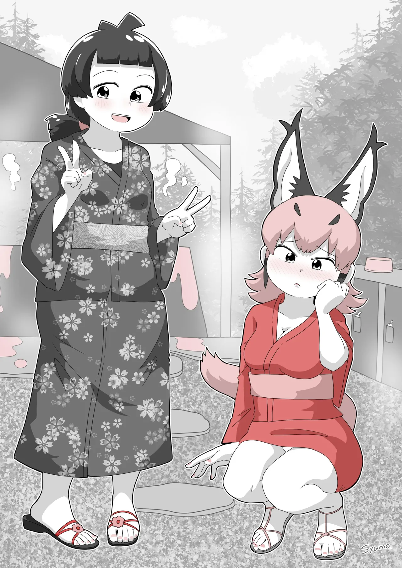 けもフレ温泉合同 ~浴場で欲情はダメなのね!~ - page4