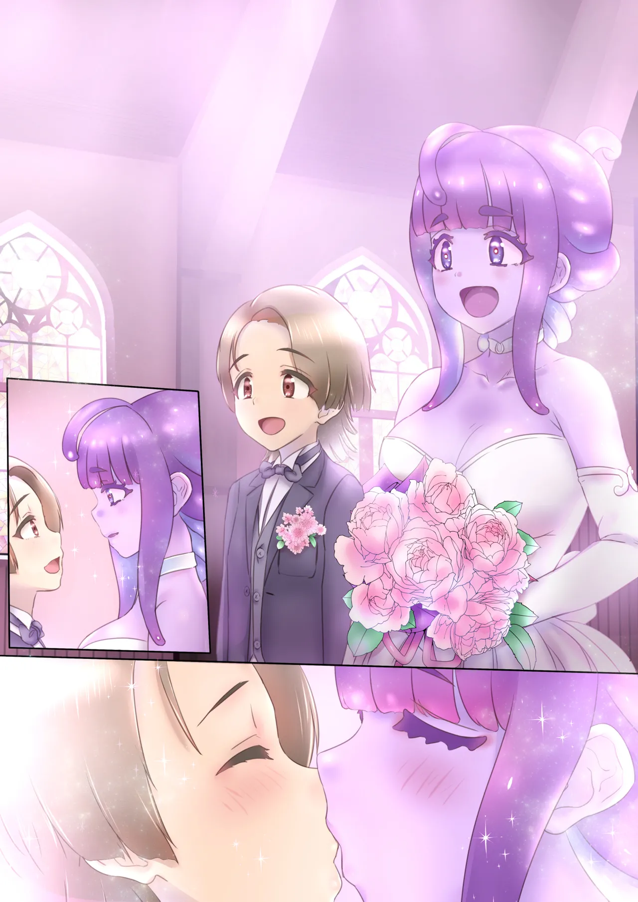 ふたなりスライム娘と結婚!! - page32