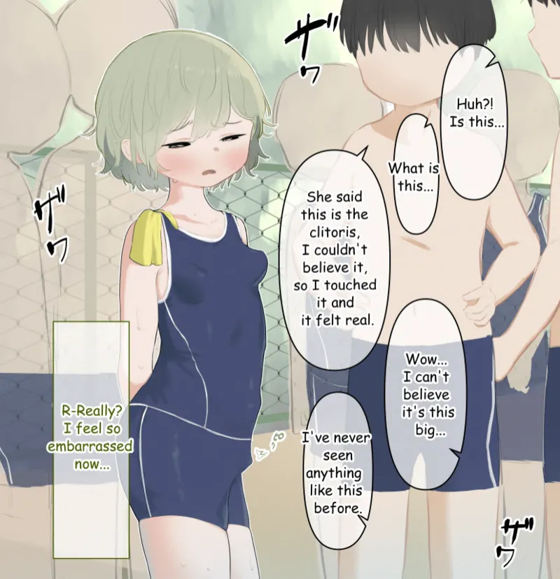 クリが大きいことが水泳の授業でバレちゃった女の子 - page10
