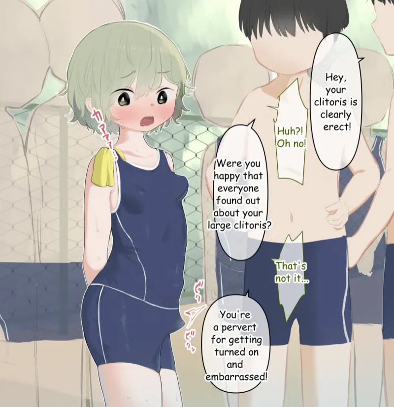 クリが大きいことが水泳の授業でバレちゃった女の子 - page12