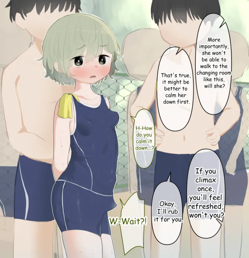 クリが大きいことが水泳の授業でバレちゃった女の子 - page14