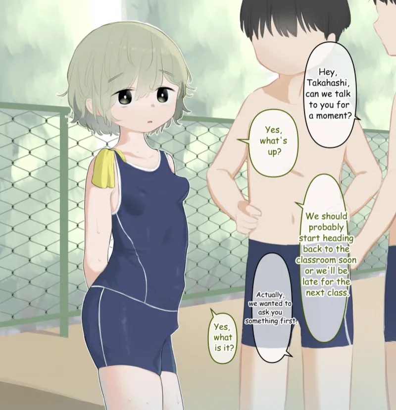 クリが大きいことが水泳の授業でバレちゃった女の子 - page3