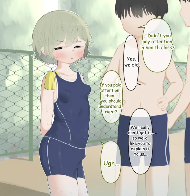 クリが大きいことが水泳の授業でバレちゃった女の子 - page5