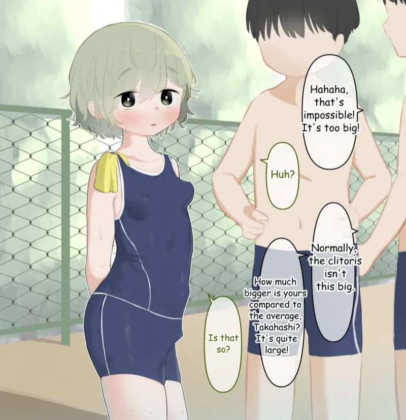 クリが大きいことが水泳の授業でバレちゃった女の子 - page7