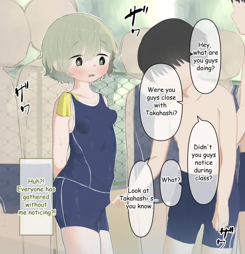 クリが大きいことが水泳の授業でバレちゃった女の子 - page9