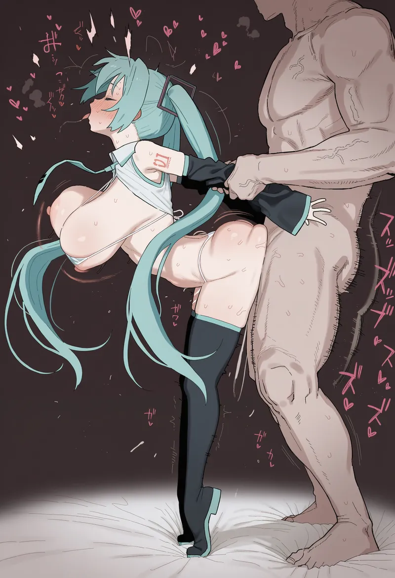 初音ミク #25-10-20 Hatsune Miku (V2 Model) (uncensored) (+Paizuri special pack)｜Unifuns [AI Generated]-1280x - page170