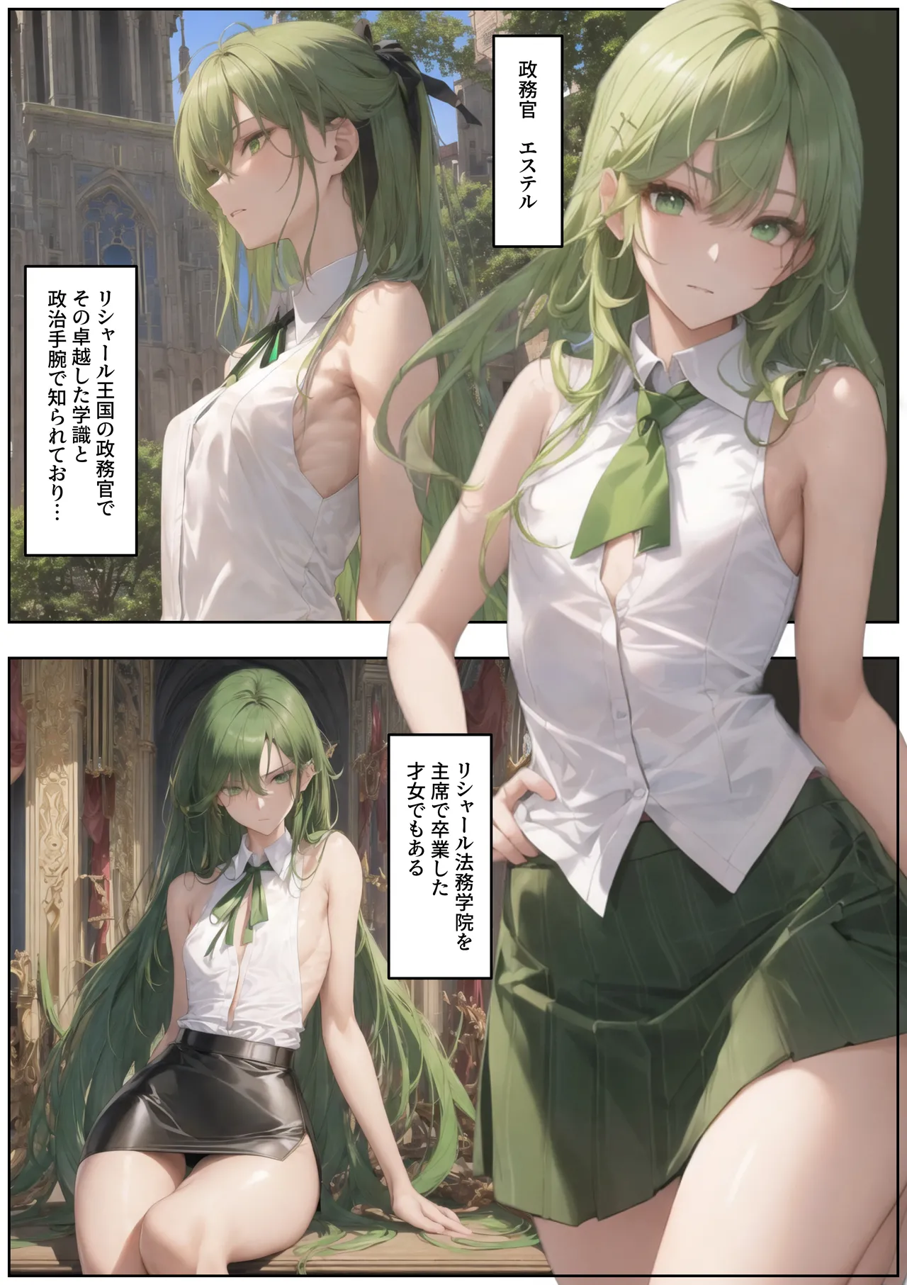 売奴家畜化調教6 政務官エステル [AI Generated] - page3