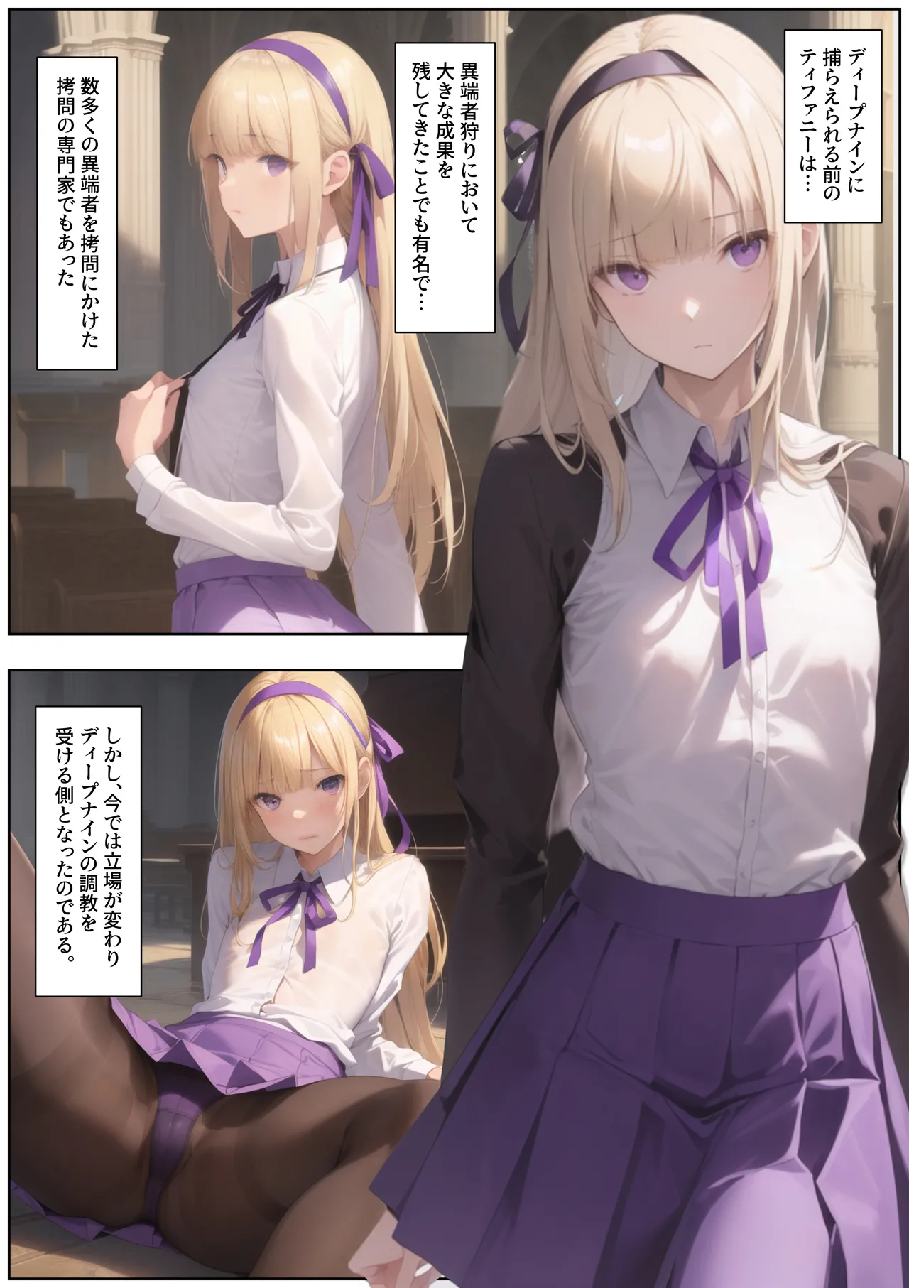 売奴家畜化調教4 聖騎士ティファニー [AI Generated] - page11