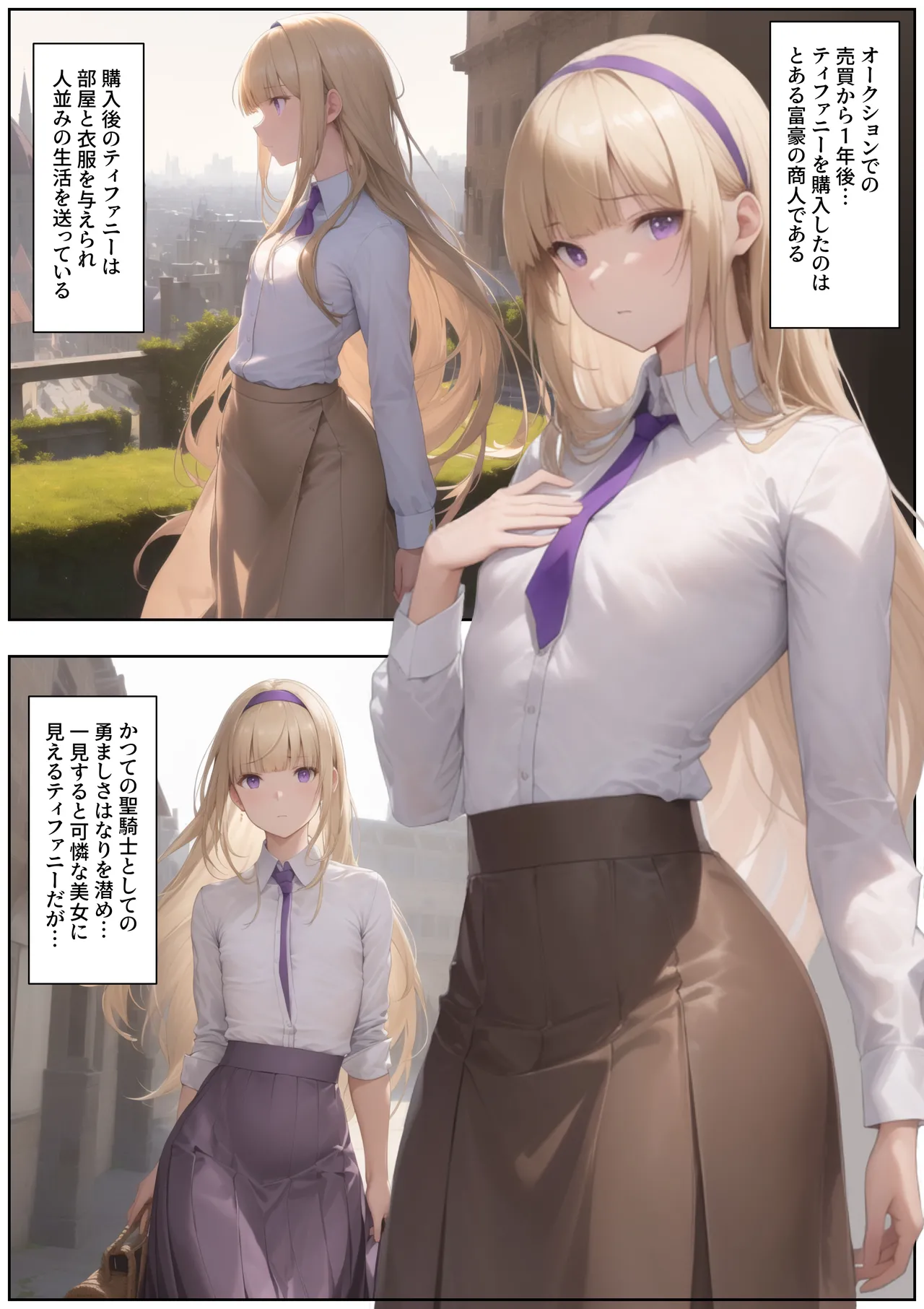 売奴家畜化調教4 聖騎士ティファニー [AI Generated] - page42