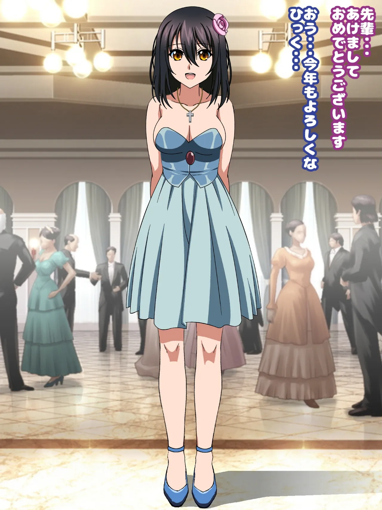 姫〇雪菜とラブラブHするCG集33 媚薬のドレス編 - page4