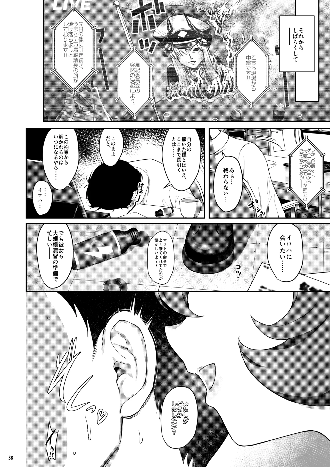 ホリゾンタルアーカイブ -色・愛・落・夢- - page37