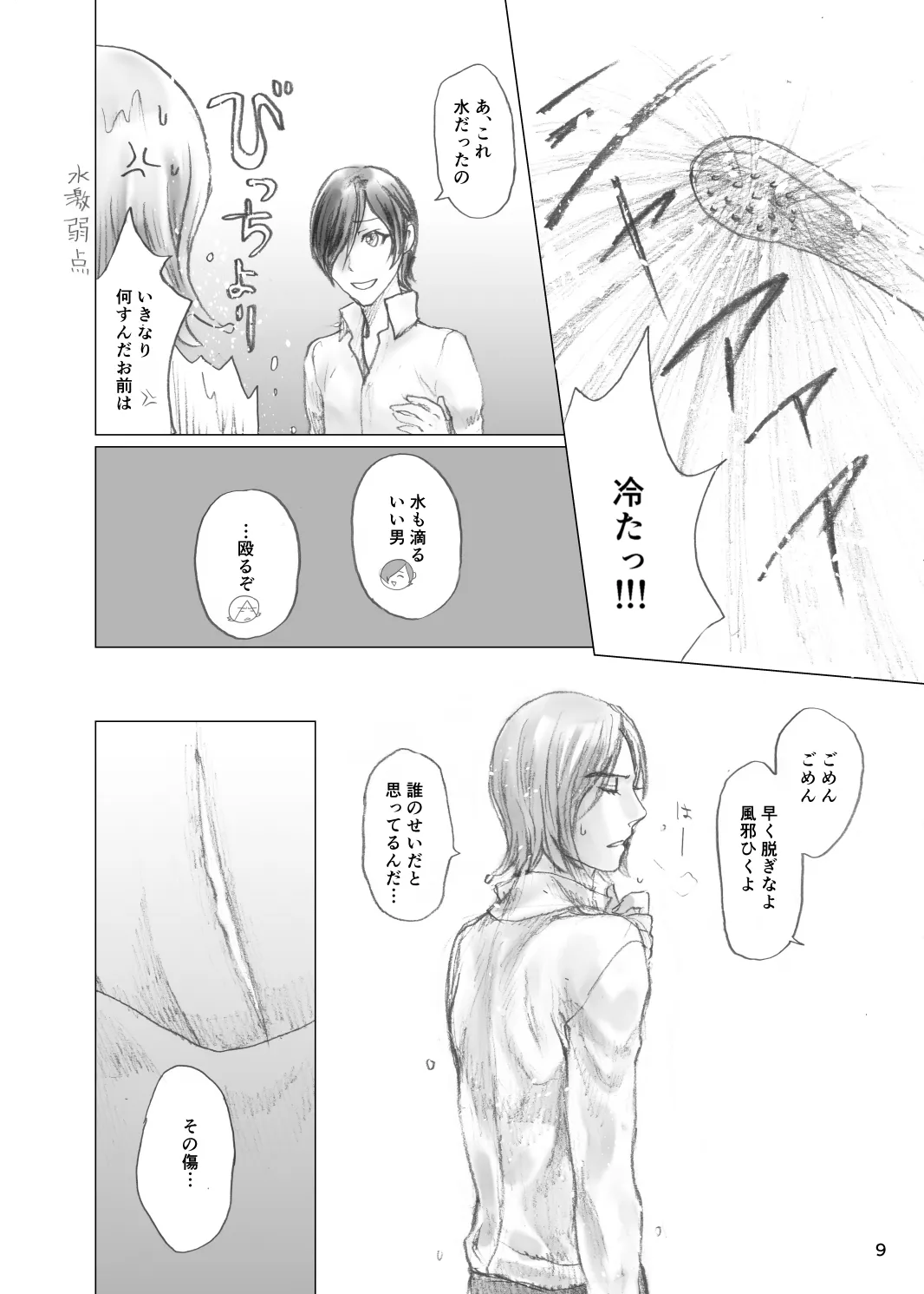 『熱と傷痕』再録【腐向け/R-18】 - page8