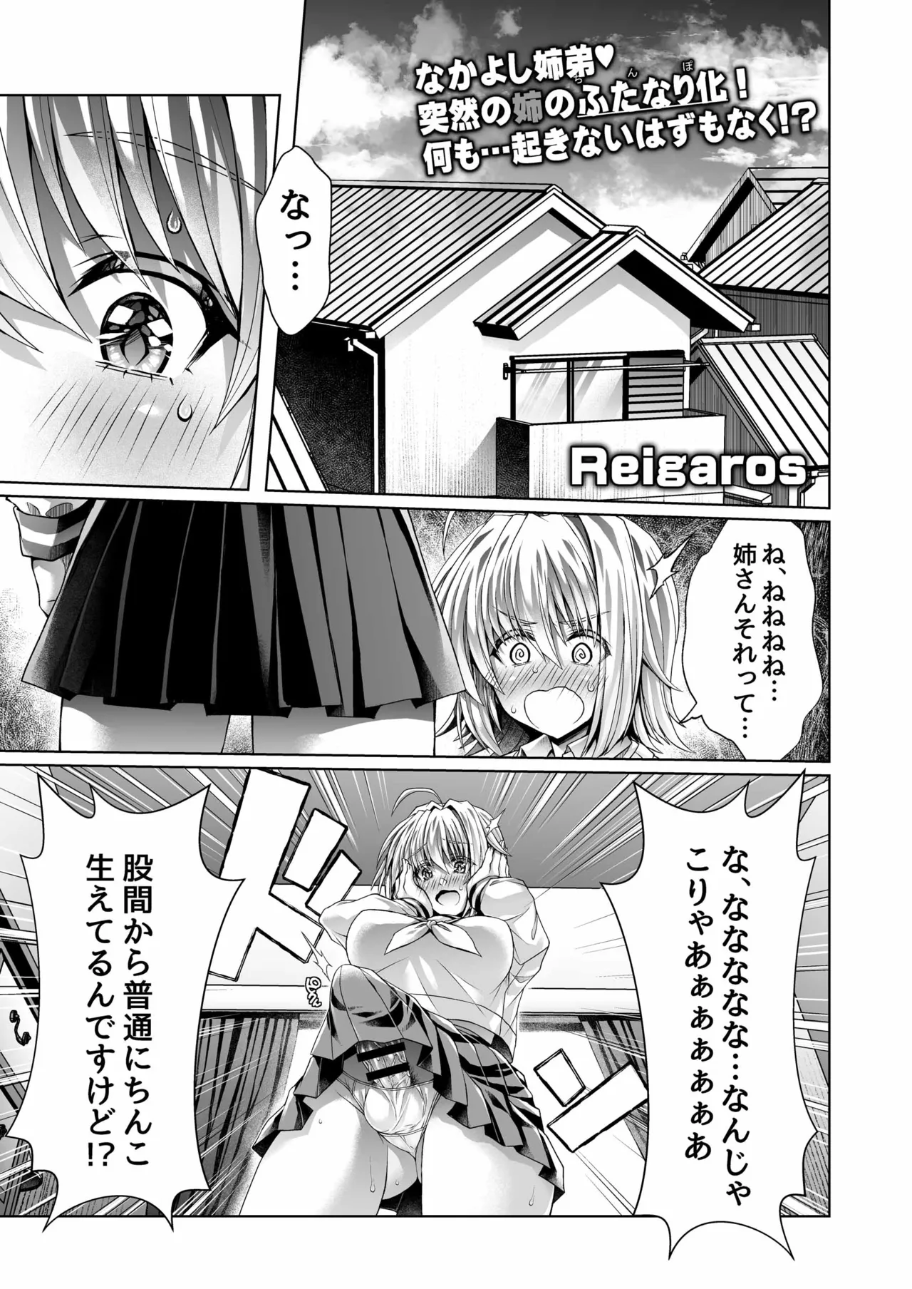 僕のおねえちゃんにちんぽが生えた!! - page28