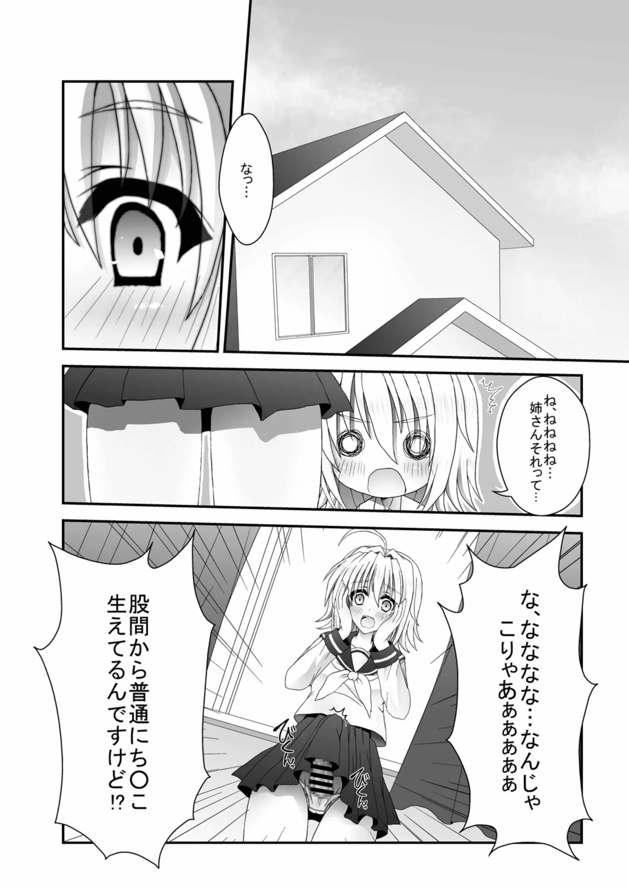 僕のおねえちゃんにちんぽが生えた!! - page19