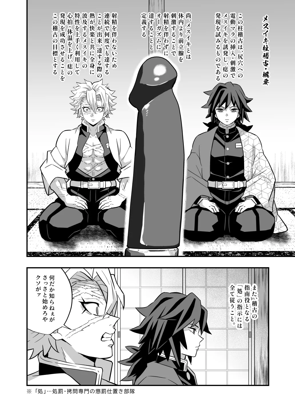 柱メスイキ稽古編 - page3