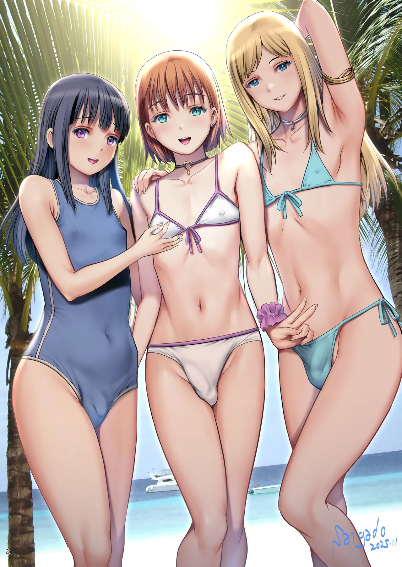 Hi!girlies! ぼくのおとこのコにっき - page2