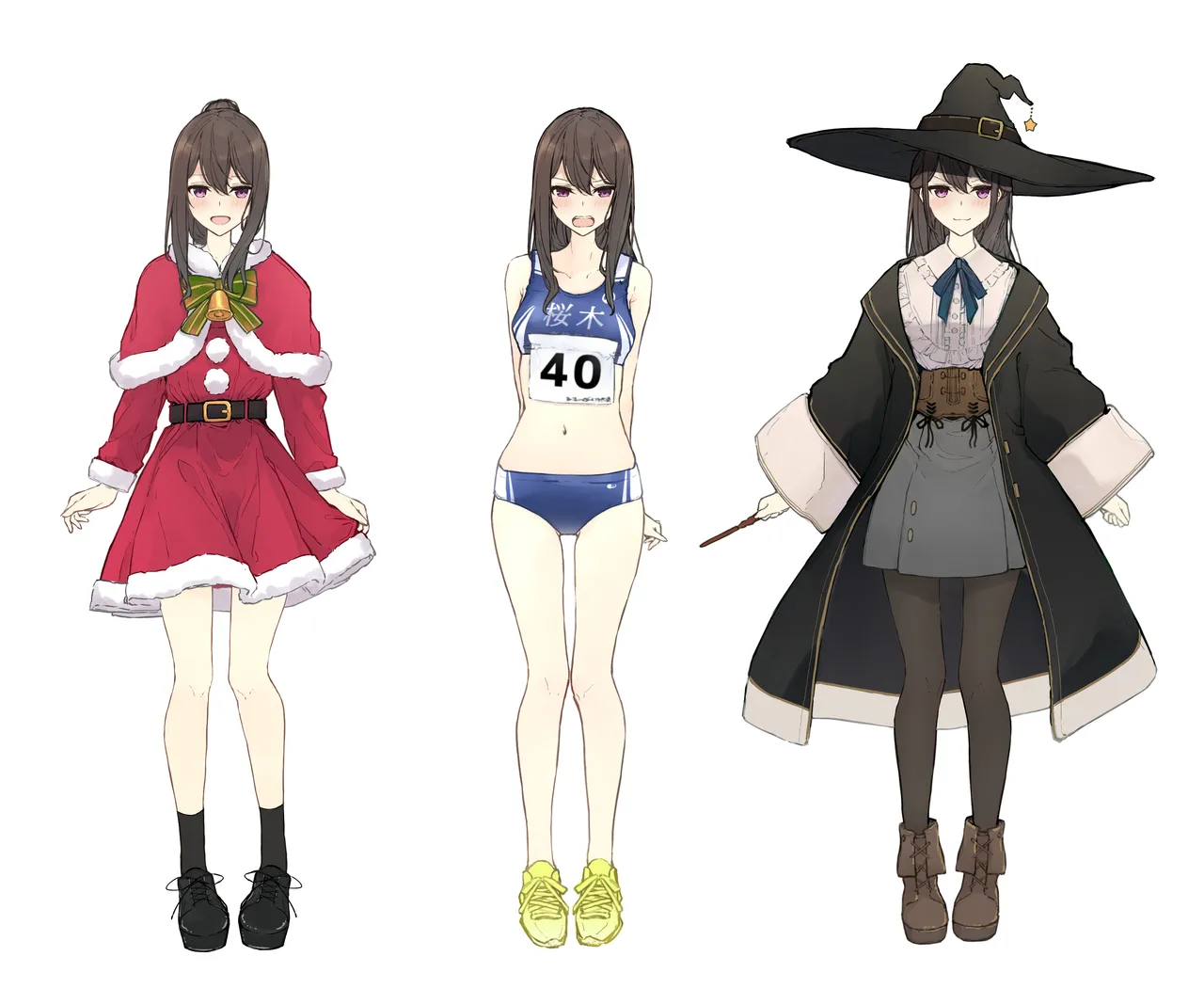 ［なのなんの］ 早希ちゃん if衣装 06（魔法使い・陸上ユニフォーム・サンタ） - page2