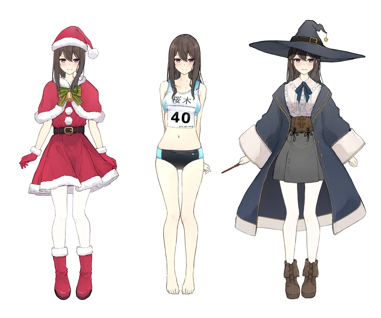 ［なのなんの］ 早希ちゃん if衣装 06（魔法使い・陸上ユニフォーム・サンタ） - page5