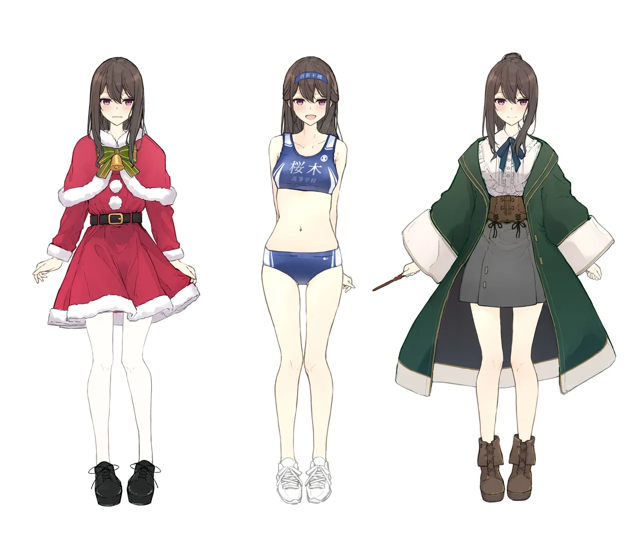 ［なのなんの］ 早希ちゃん if衣装 06（魔法使い・陸上ユニフォーム・サンタ） - page6