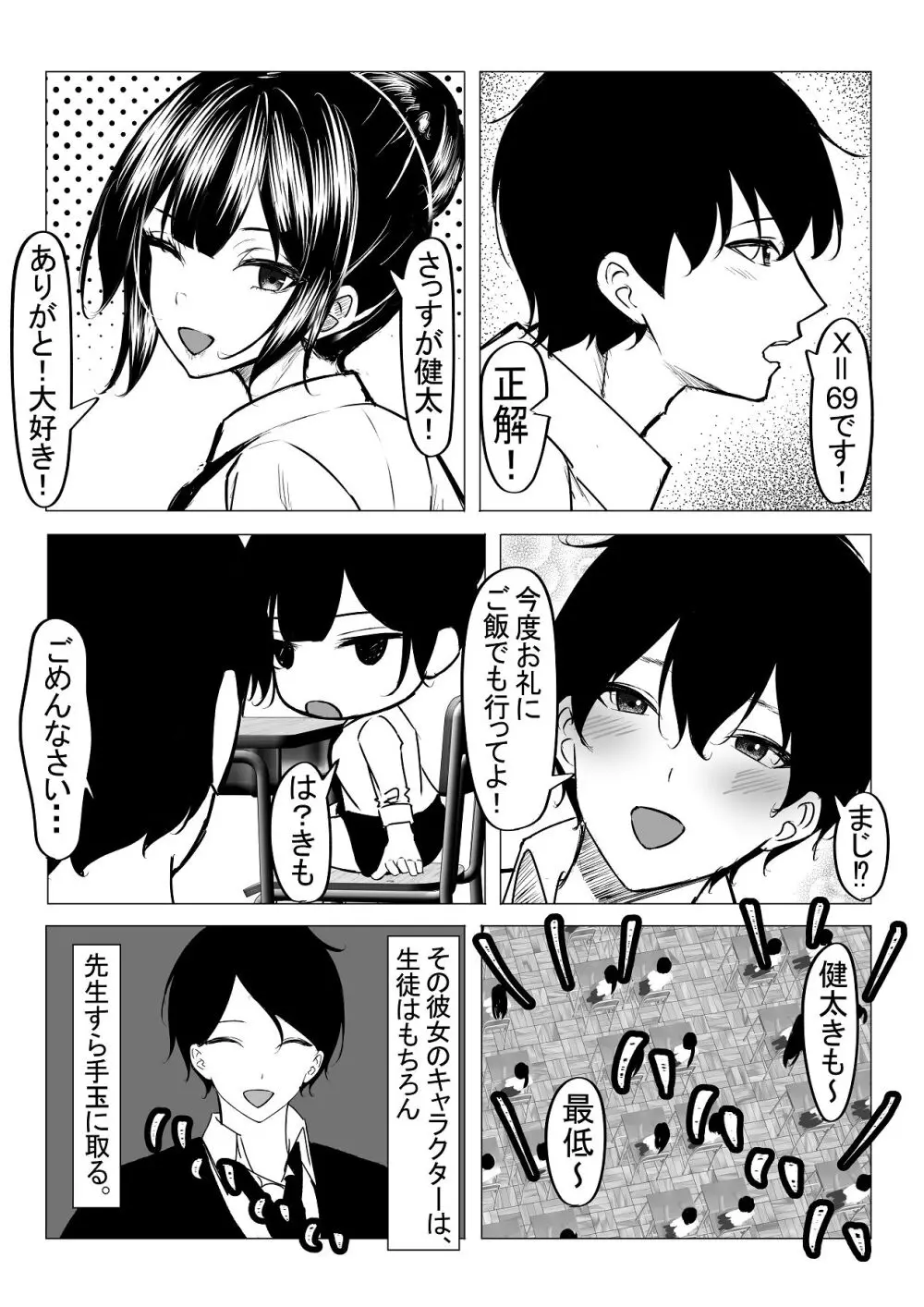 ドS一軍美女を陰キャの僕が無理矢理ハメる話。1 - page10