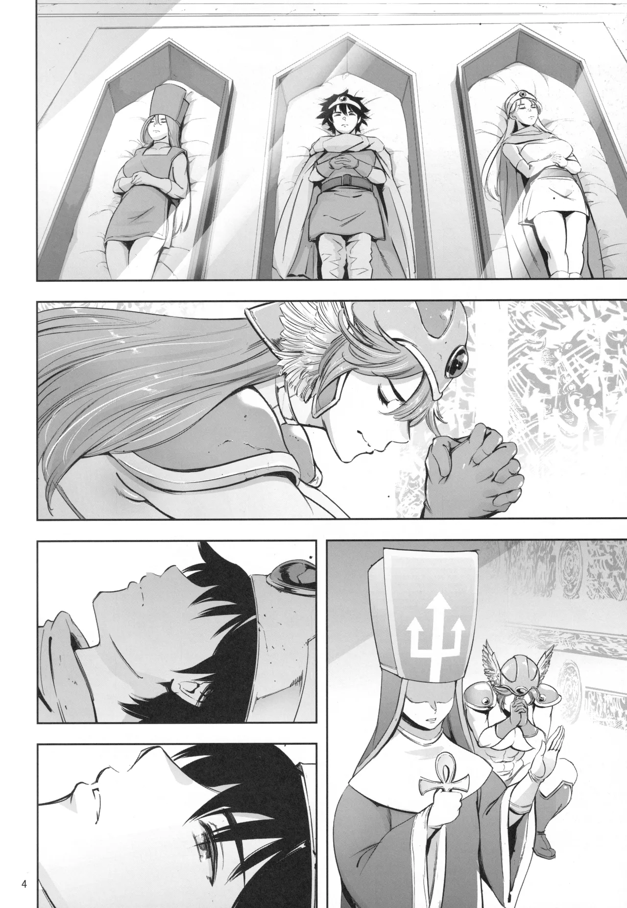 敗北女戦士とヤレる砂漠の国の闘技場 - page3
