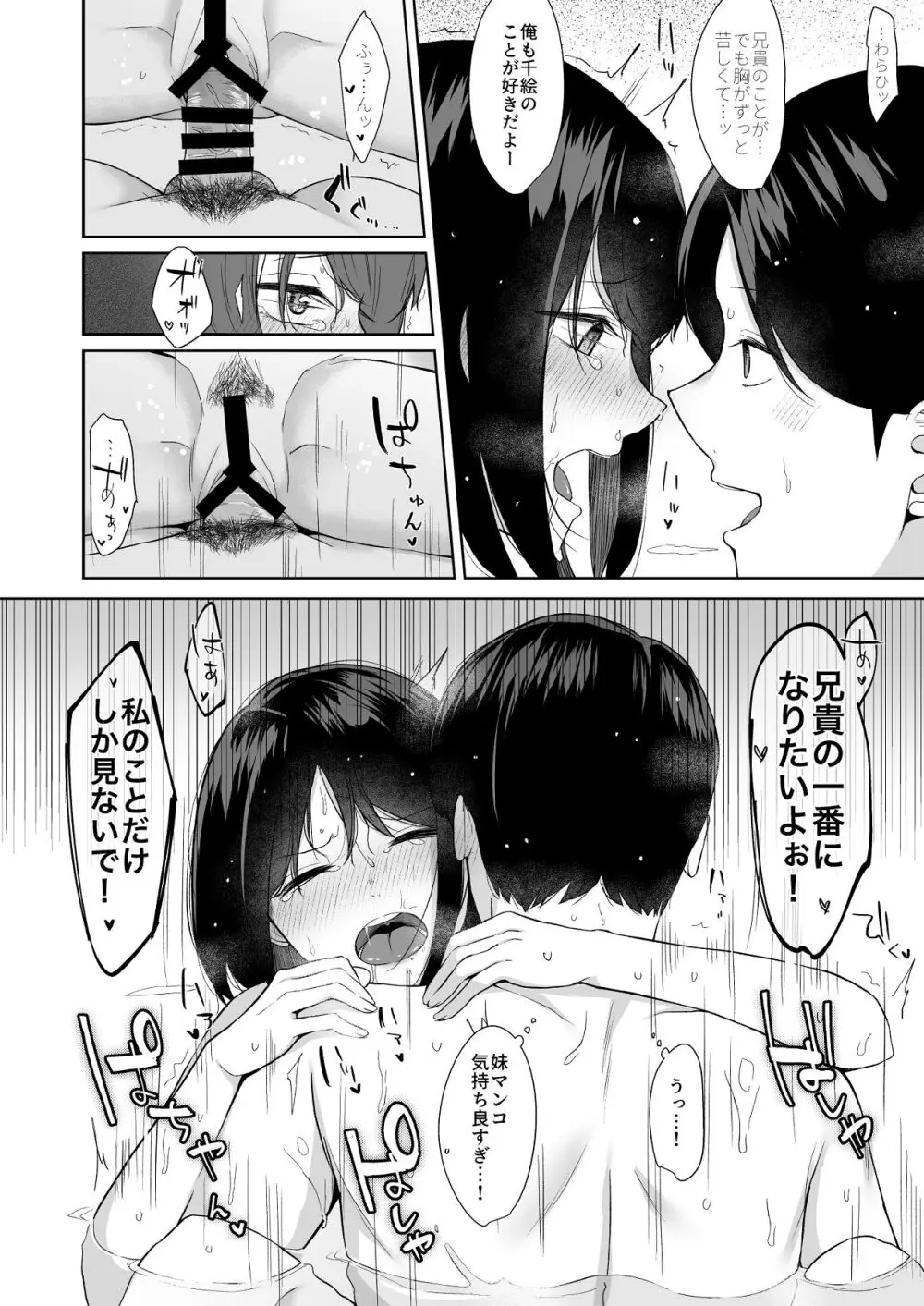 バスルーム -冷淡な妹に迫ってみた。案外チョロかった。3- - page21