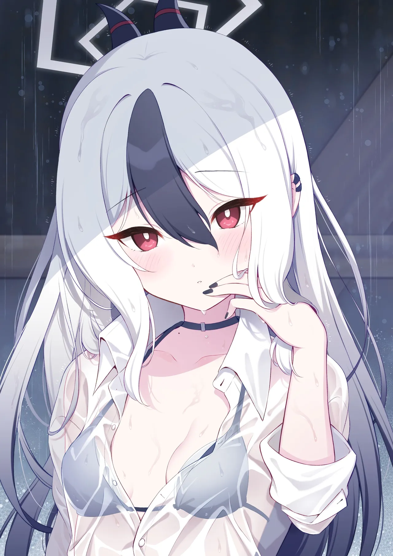 濡れ透けカヨコとバス停で… - page37